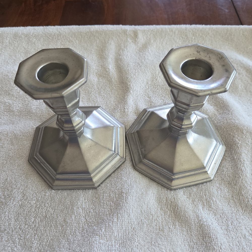 Gorham Pewter Candlesticks PH29 PAIR